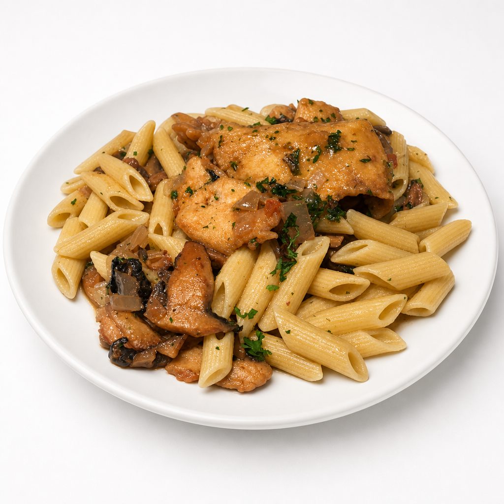 Chicken Marsala.