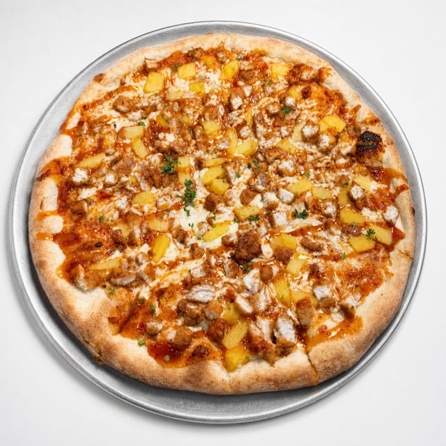 Thai Sweet Chili Chicken Pizza.
