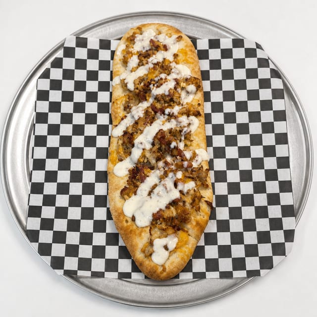 Chicken Bacon Ranch Flatbread.
