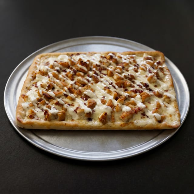 Chicken Bacon Ranch Pizza.