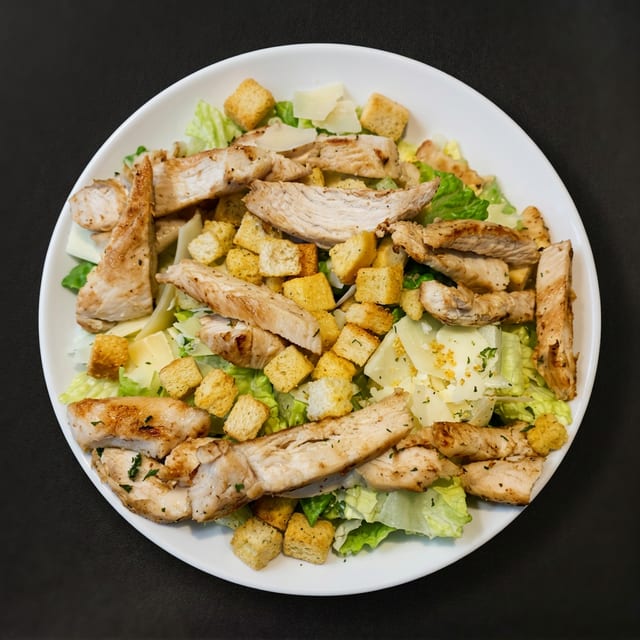 Chicken Caesar Salad.