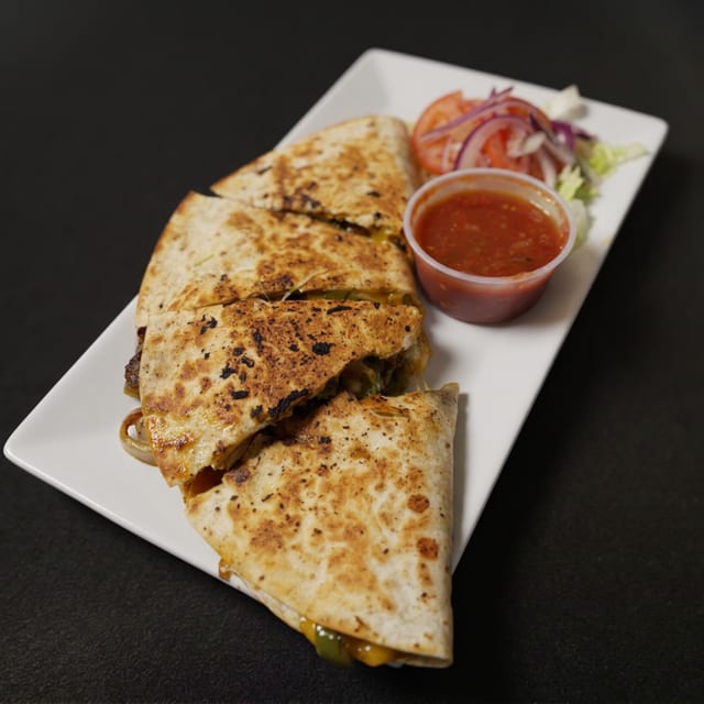 Chicken Cheesesteak Quesadilla.